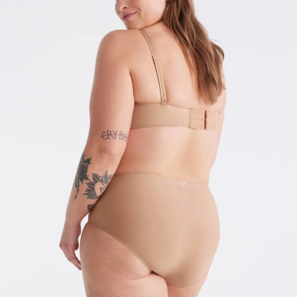 NEW! Knix WingWoman Lace Contour Bra Size 6++ Cavassa Beige Color - Picture 3 of 3